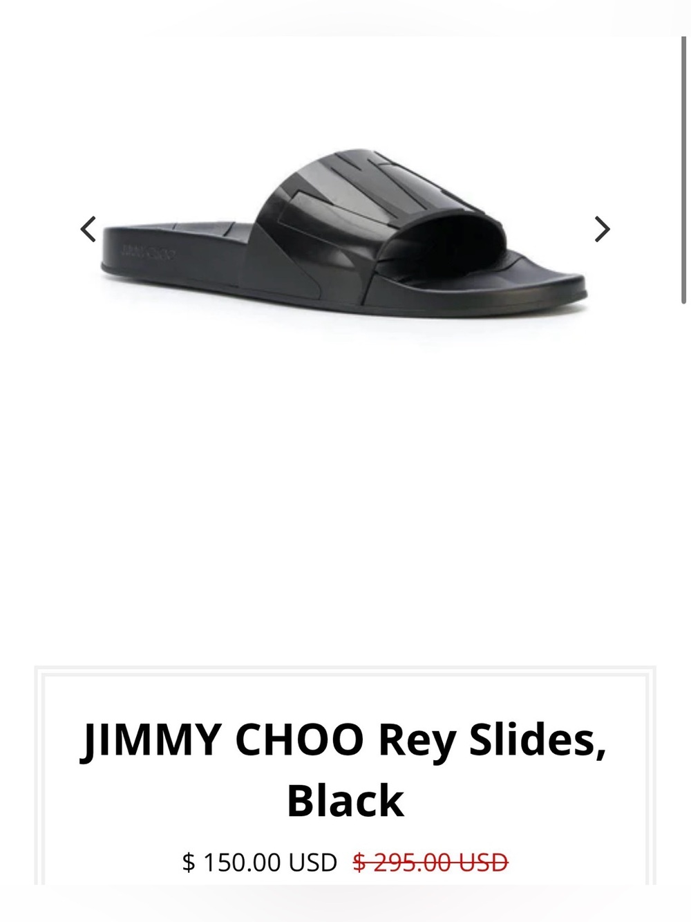 Jimmy Choo Rey Slides - Picture 3 of 3